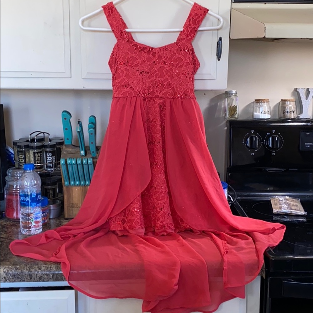 Red dress